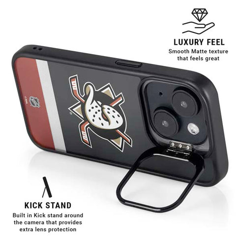 NHL Anaheim Ducks Jersey iPhone 14 Kickstand Case